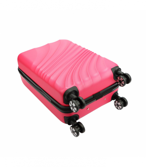 Ružový kufor W3002 S20