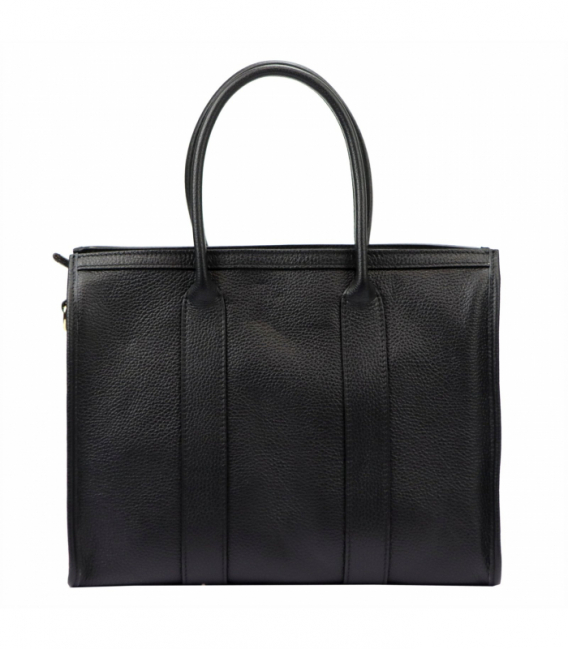 Čierna elegantná kabelka 01-056 DOLLARO
