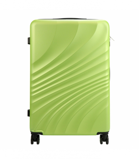 Súprava zelených kufrov W3002 S14/20/24/28