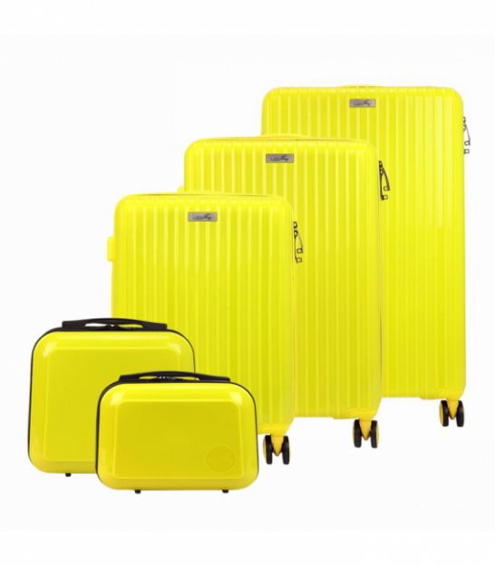 Súprava žltých kufrov Z05 x5 Z