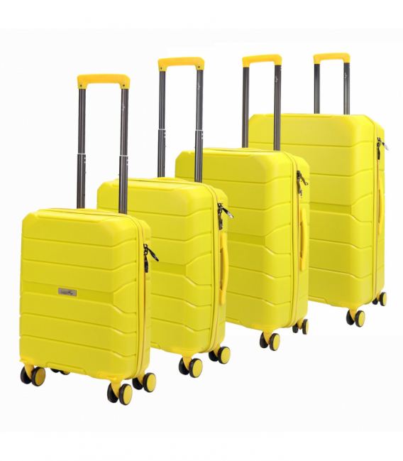Súprava žltých kufrov Z01 x5 Z