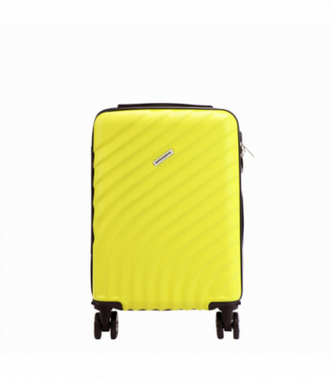 Žltý príručný kufor W6007 S18