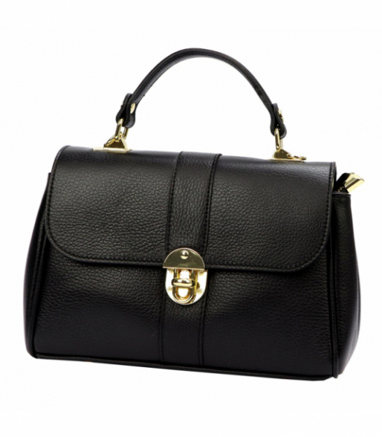 Čierna elegantná kabelka 20-098 DOLLARO