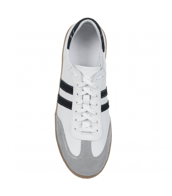 Štýlové biele retro tenisky N1068
