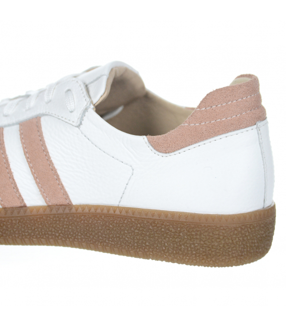 Štýlové biele-ružové retro tenisky N1068