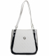 Elegantná bielo-čierna kabelka Vanesa