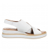 Biele pohodlné sandále 108808