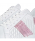 Bielo-ružové tenisky s trblietavými šnúrkami 054-1143