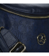 Modrá crossbody kabelka s vylaserovanými vzormi PENY