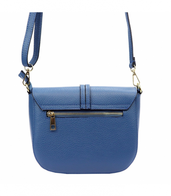 Modrá kožená kabelka 20-028 DOLLARO