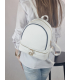 Bielo-modrý ruksak s potlačou Ariana