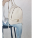 Bielo-zlatý ruksak s potlačou Ariana