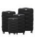 Súprava čiernych kufrov PTN 5806-SET4 Black