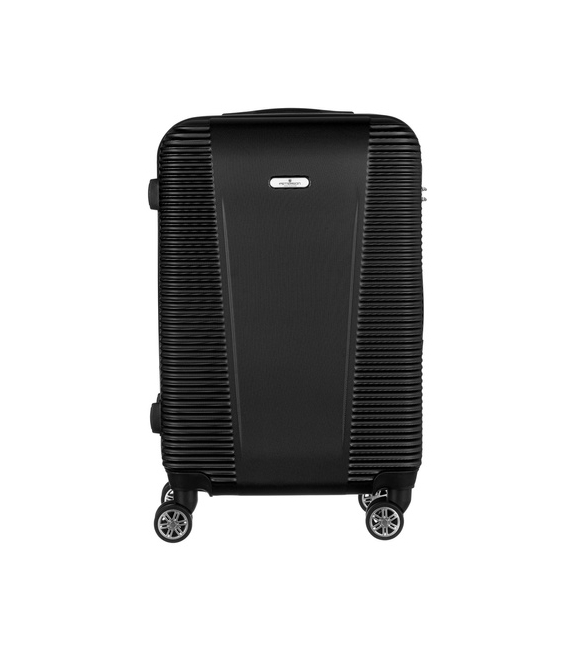 Čierny kufor Suitcase Suitcase PTN 236-W-S Black