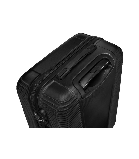 Čierny kufor Suitcase Suitcase PTN 236-W-S Black