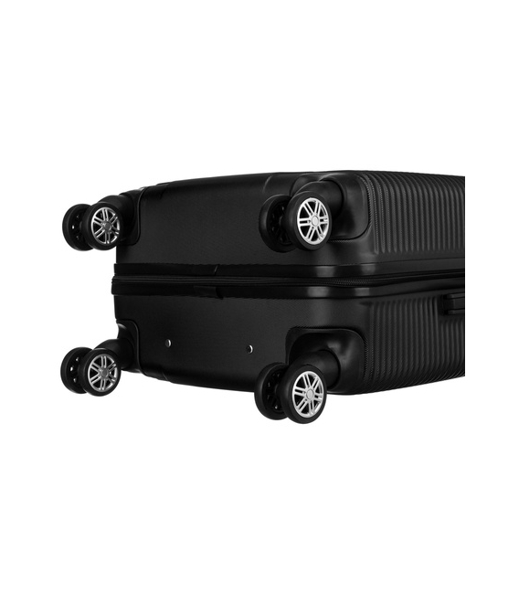 Čierny kufor Suitcase Suitcase PTN 236-W-S Black
