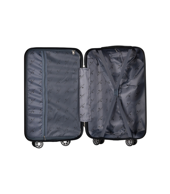 Čierny kufor Suitcase Suitcase PTN 236-W-S Black