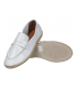 Biele kožené espadrilky 027-10772