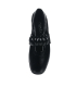 Retro lakované dámske mokasíny 728-826 black