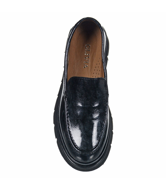 Sivé pohodlné elegantné mokasíny K2578