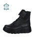 Čierne štýlové členkové tenisky na podošve 9159 black 2482
