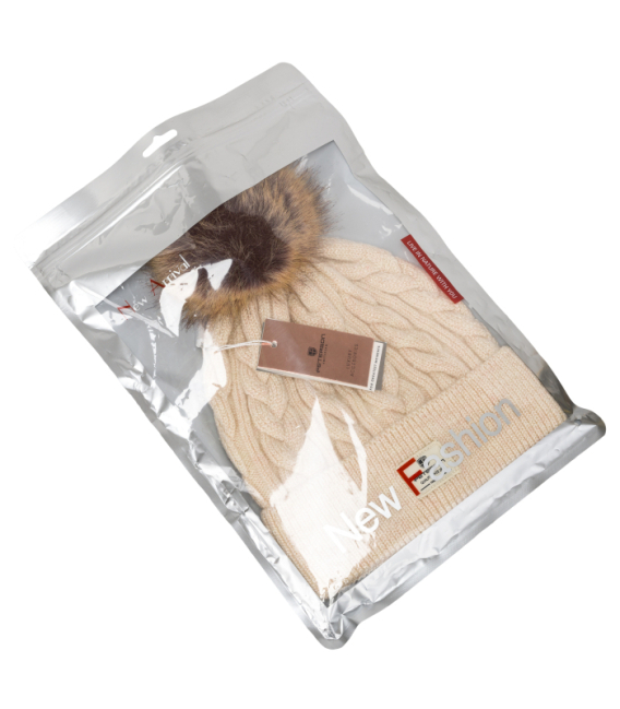 Béžová dámská čepice PTN HAT-06 Beige
