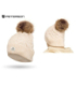 Béžová dámská čepice PTN HAT-06 Beige