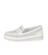 Biele perforované pohodlné poltopánky 017-101 white