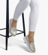 Zlaté slip on mokasíny 2486