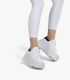 Biele kožené tenisky na bielej podošve DTE 2489