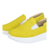 Žlté slip on mokasíny DTE054