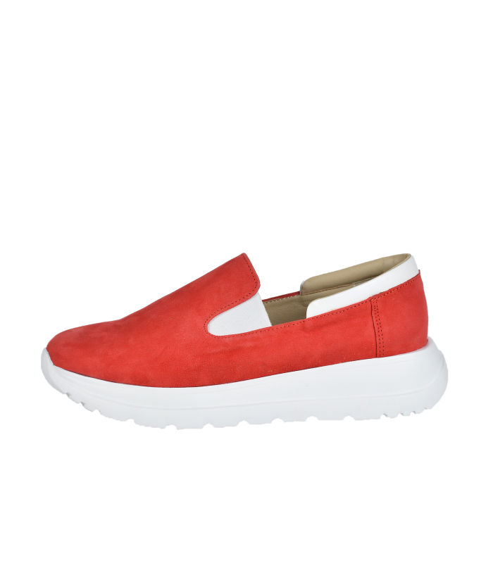 Piros slip a mokaszin DTE054
