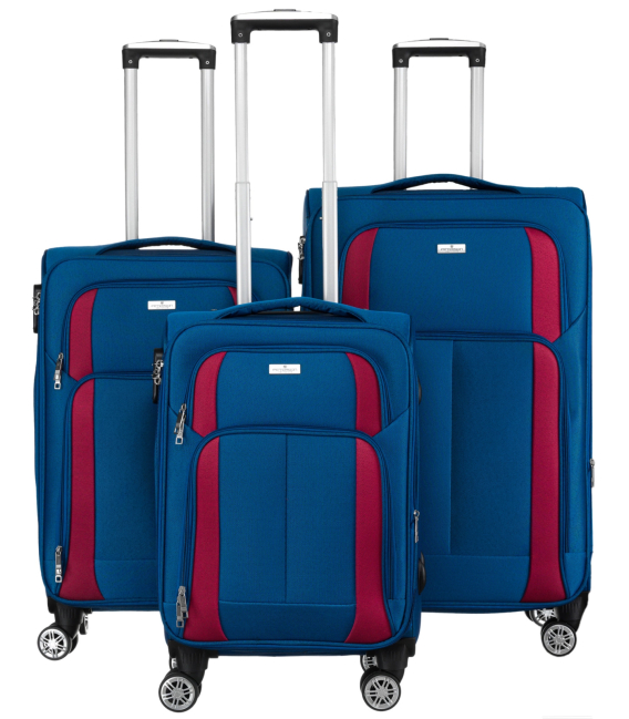 Súprava modrých kufrov PTN 5209-SET