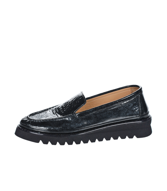Sivé pohodlné elegantné mokasíny K2578