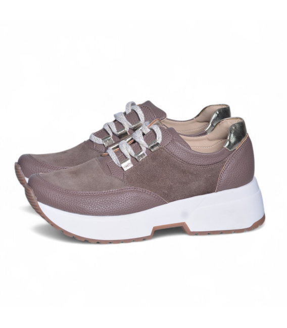 Dámske mocha tenisky DTE3041 spud cama