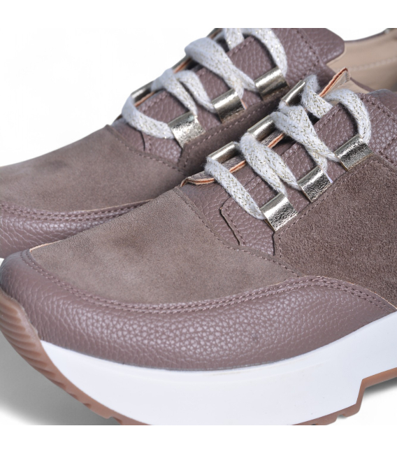 Dámske mocha tenisky DTE3041 spud cama