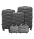 Súprava sivých kufrov PTN 5806-SET Grey suitcase set