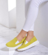 Žlté slip on mokasíny DTE054