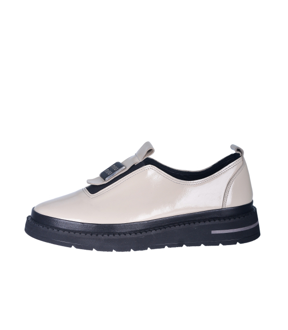 Béžové slip on tenisky P593 355 T4