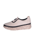 Béžové slip on tenisky s logom OL G197 602