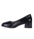 Čierne elegantné poltopánky P046 5403