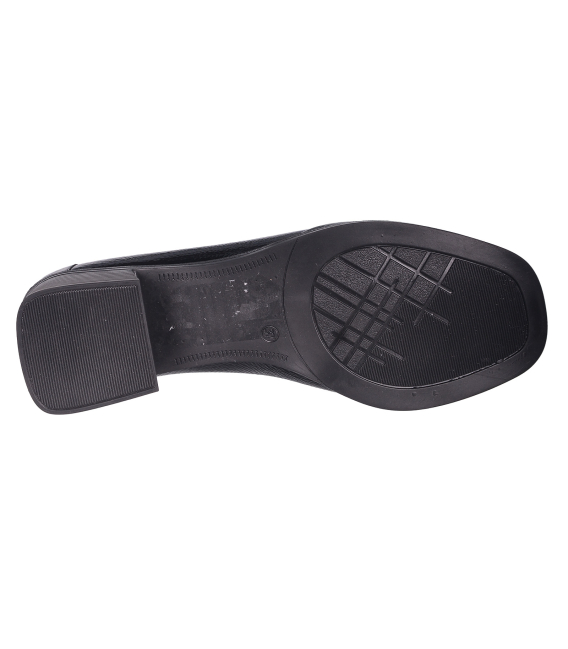 Čierne elegantné poltopánky P046 5403