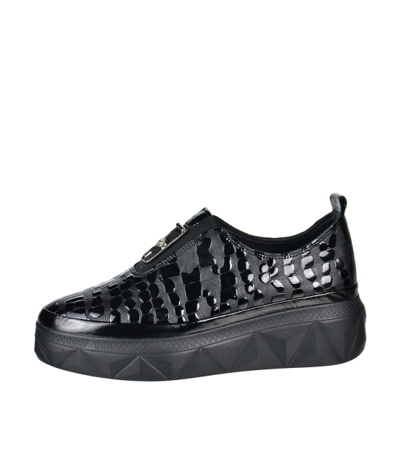 Čierne slip on tenisky G352628