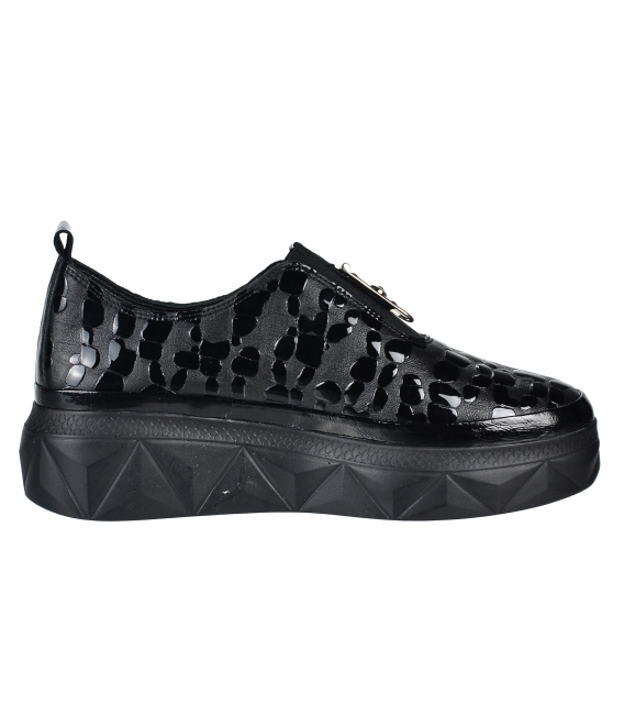 Čierne slip on tenisky G352628