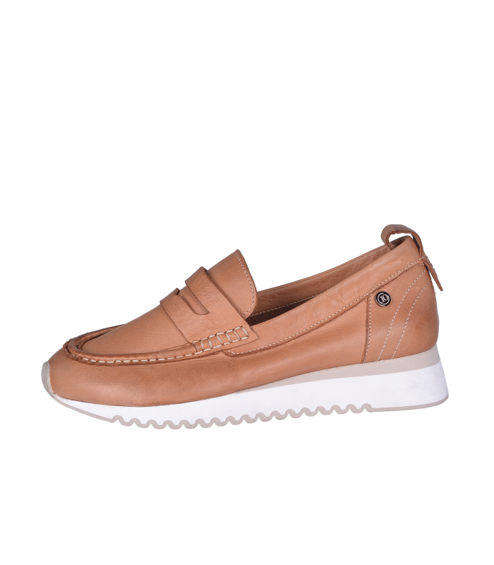 Škoricová slip on mokasíny D24YA-165