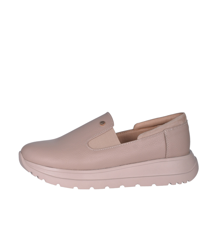 Kapučínové kožené slip on mokasíny DTE054