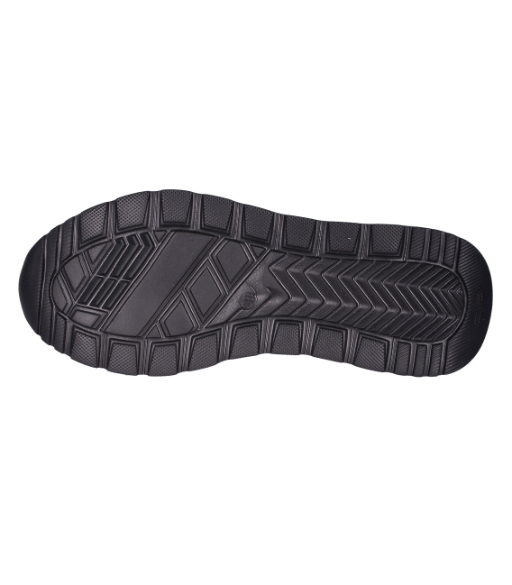 Čierne kožené slip on mokasíny DTE054