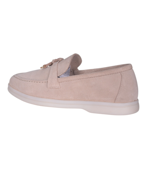 Dámske béžové poltopánky 041-3012-1