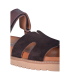 Dámske šľapky na suchý zips 2755 brown