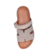 Dámske béžové šľapky na suchý zips 2755 beige